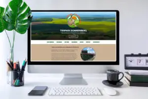 Website des Tierpark Donnersberg - EXOTENZOO